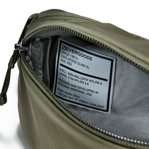 CIVIC Access Sling 2L - CAS2 in OD Green - internal style label