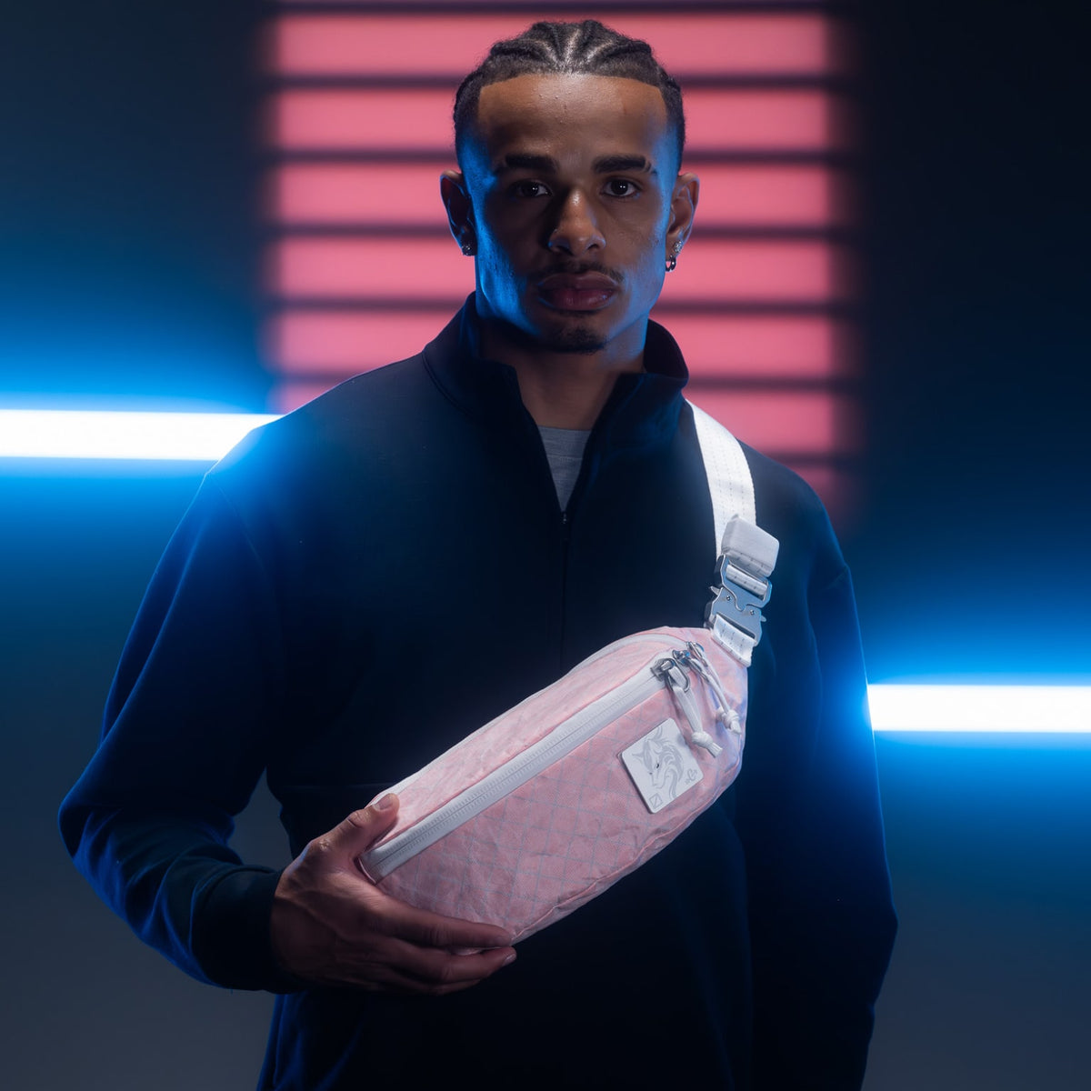 CIVIC Access Sling 2L in Arctic Kludde - Ultra - worn on model as sling