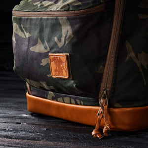 CIVIC Bookbag 22L - Carryology - Waxed Canvas - Leather Bottom