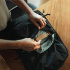 CIVIC Bookbag 22L CB22 in Solution Dyed Black - drop in pockets