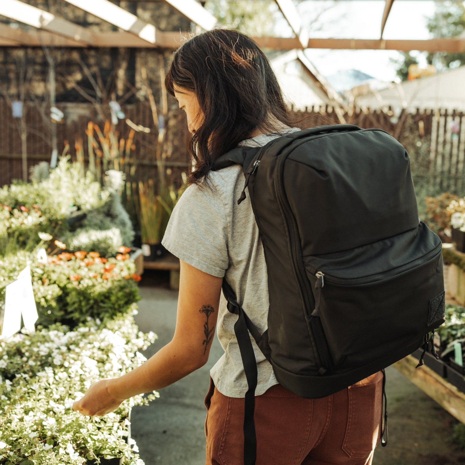 CIVIC Bookbag 22L CB22 in Solution Dyed Black - Specs and Fit