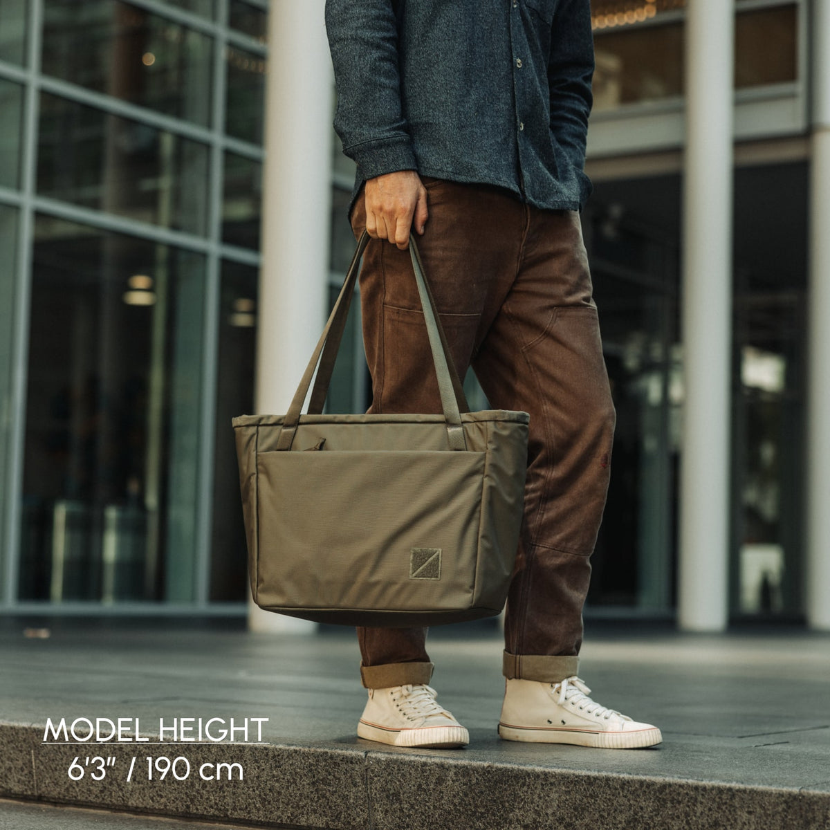 CIVIC Daily Tote 24L in OD Green - CDT24 - hand carry