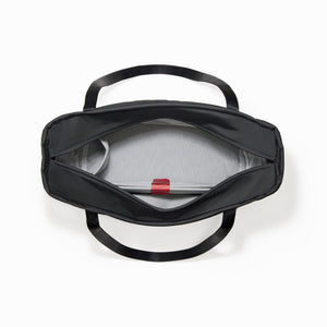 CIVIC Daily Tote 24L in Solution Dyed Black - CDT24 - open main closure magnetic