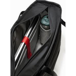 CIVIC Daily Tote 24L in Solution Dyed Black - CDT24 - laptop sleeve and collapsible water bottle pockets