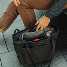 CIVIC Daily Tote 24L in Solution Dyed Black - CDT24 - hidden security pocket CIVIC Daily Tote 24L in Solution Dyed Black - CDT24 - hidden security pocket [13024a-SBK