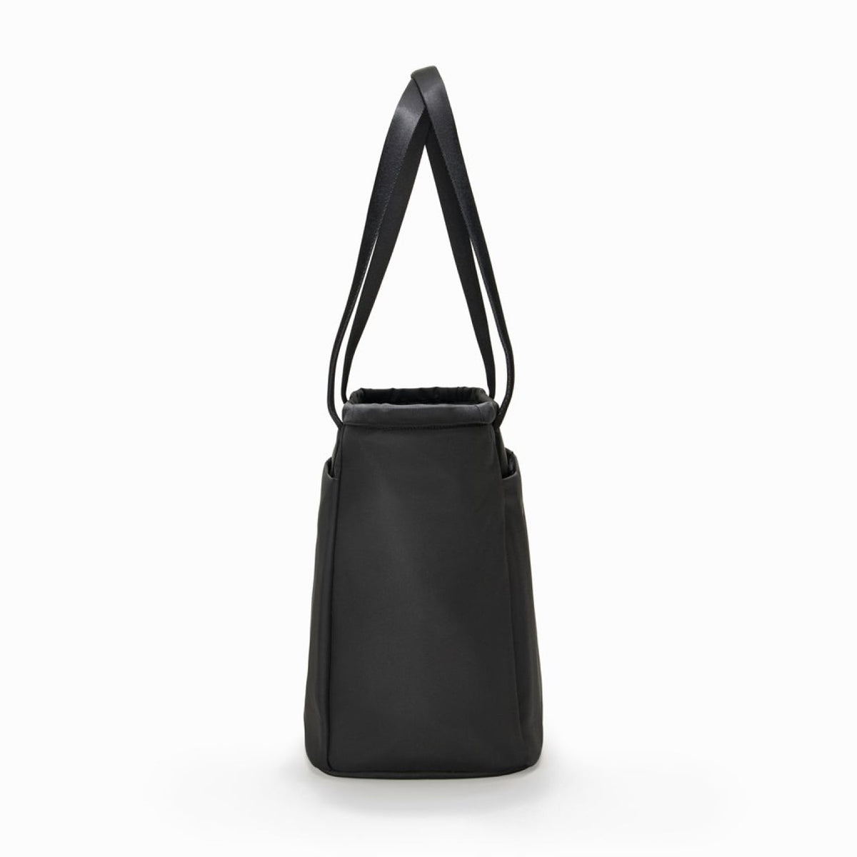 CIVIC Daily Tote 24L in Solution Dyed Black - CDT24 - handles up side view