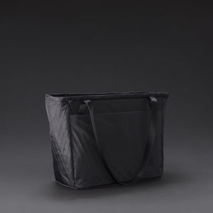 CIVIC Daily Tote 24L in X-Pac Black and Coyote Brown - handles down