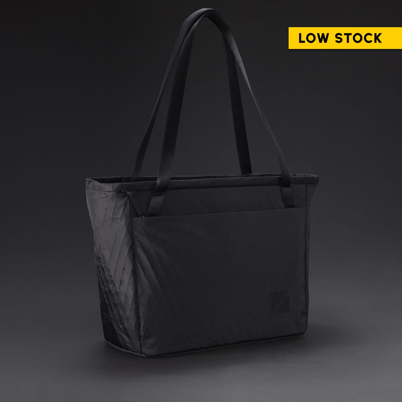 CIVIC DAILY TOTE - X-PAC black and coyote brown front profile