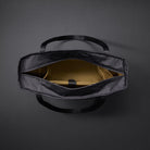 CIVIC Daily Tote 24L in X-Pac Black and Coyote Brown - magnetic opening with hi vis internal lining