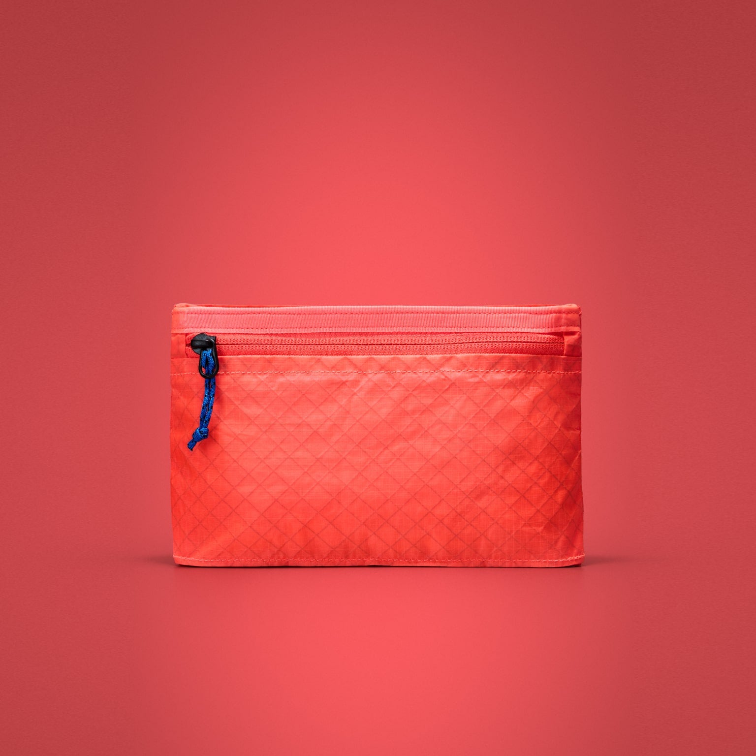 CIVIC Flat Pouch - CFP - in Electric Coral -  Front