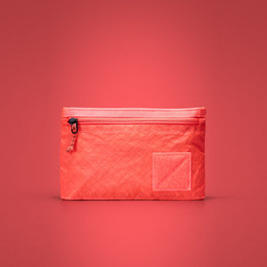 CIVIC Flat Pouch - CFP - in Electric Coral -  Front