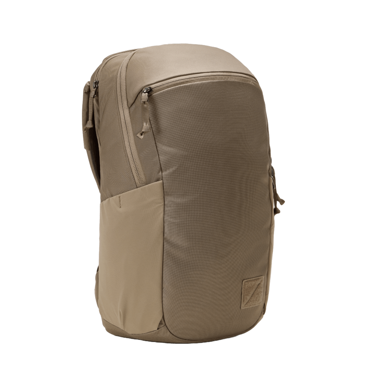 CIVIC Half Zip 22L in Fossil Brown - front profile [13003d-FBN]