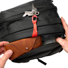 CIVIC Panel Loader CPL 16L Black top pocket with red keychain leash CIVIC Panel Loader CPL 16L Black top pocket with red keychain leash [13016c-SBK