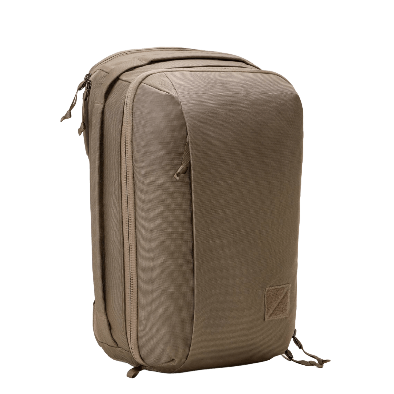 CIVIC Panel Loader 24L in Fossil Brown - backpack front profile [13001c-FBN]