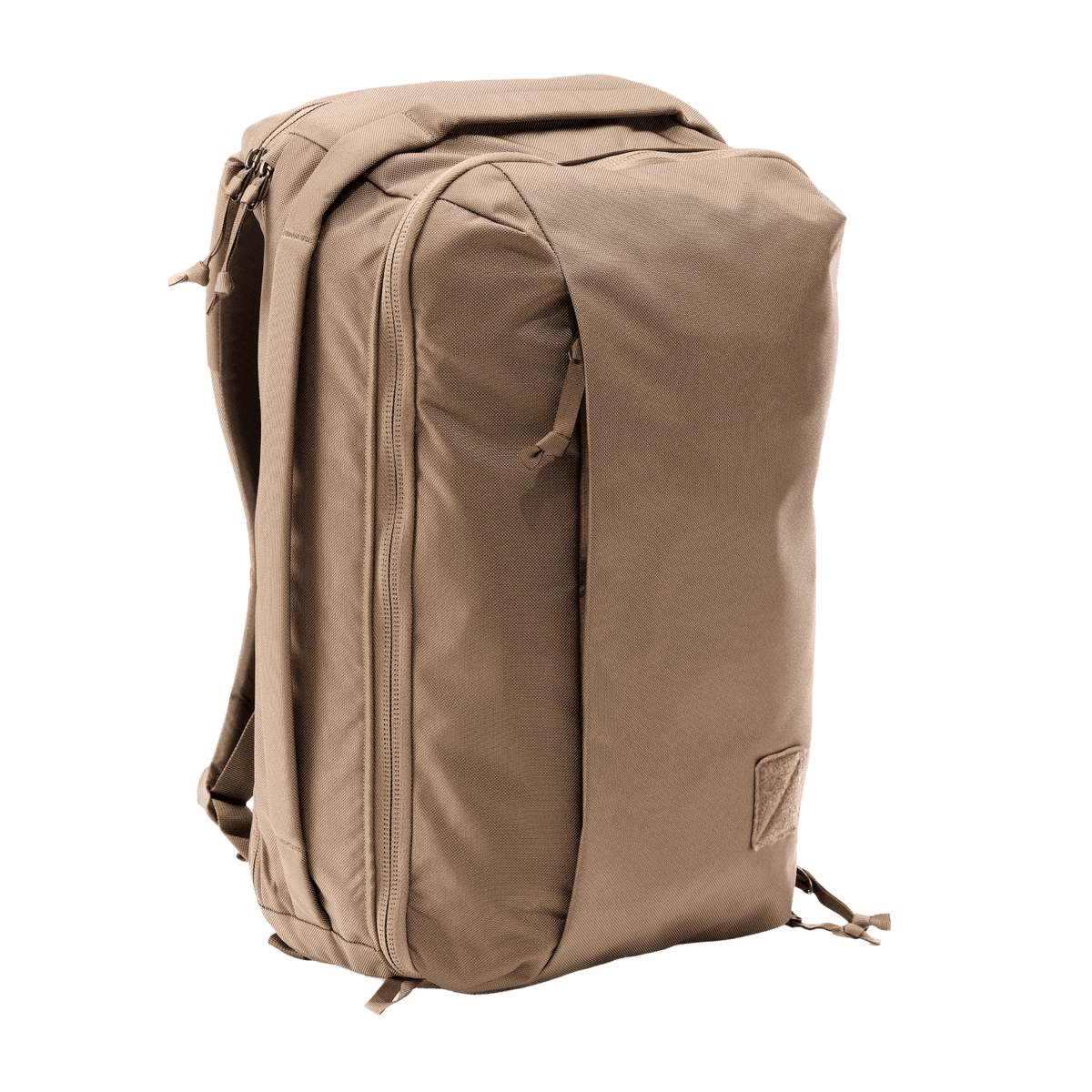 CIVIC Panel Loader 24L in Fossil Brown - backpack front profile [13001c-FBN]