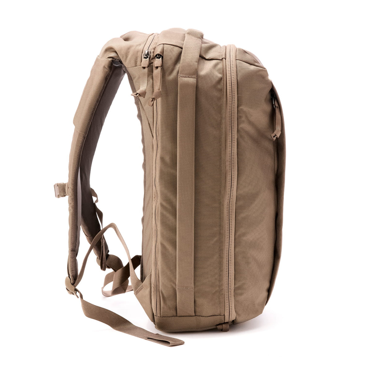 CIVIC Panel Loader 24L in Fossil Brown - side view [13001c-FBN]