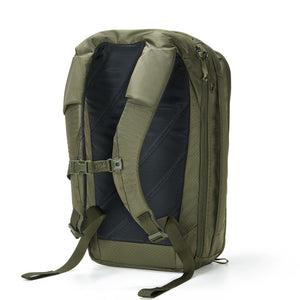 CIVIC Panel Loader 16L CPL16 in OD Green - breathable back panel