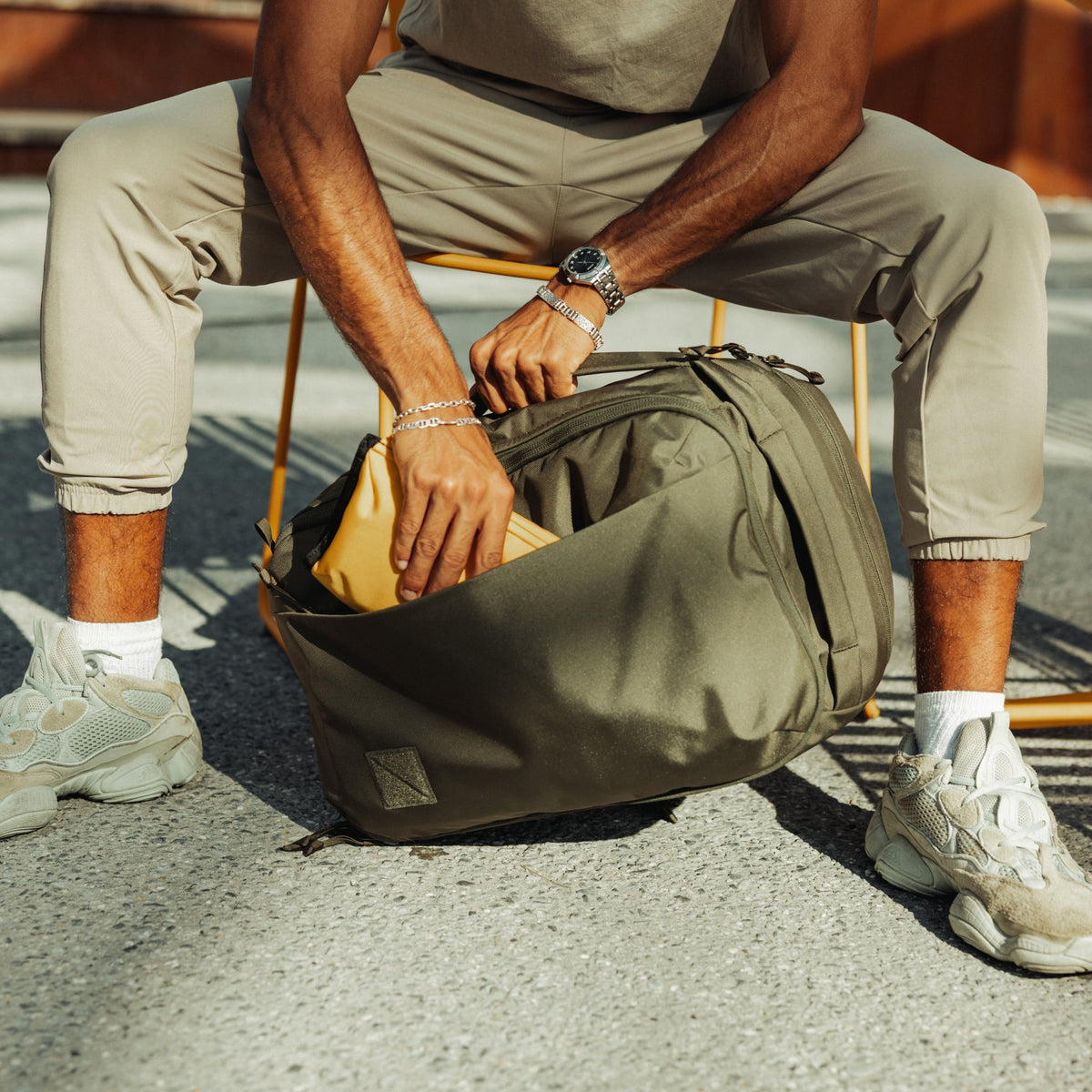 CIVIC Panel Loader 16L CPL16 in OD Green - side access CAP1