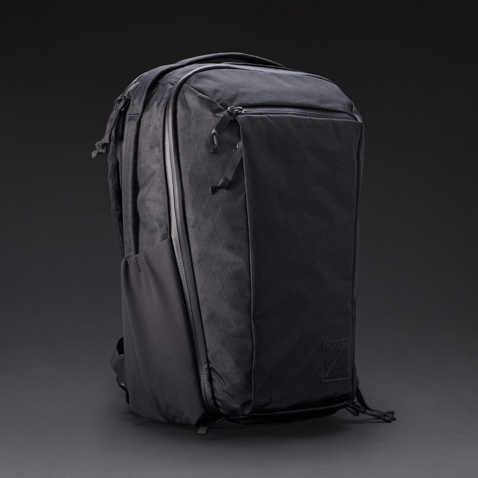 CIVIC Travel Bag 20L - CTB20 - Black and Coyote Brown X-Pac - Front [13019cx-BXC]