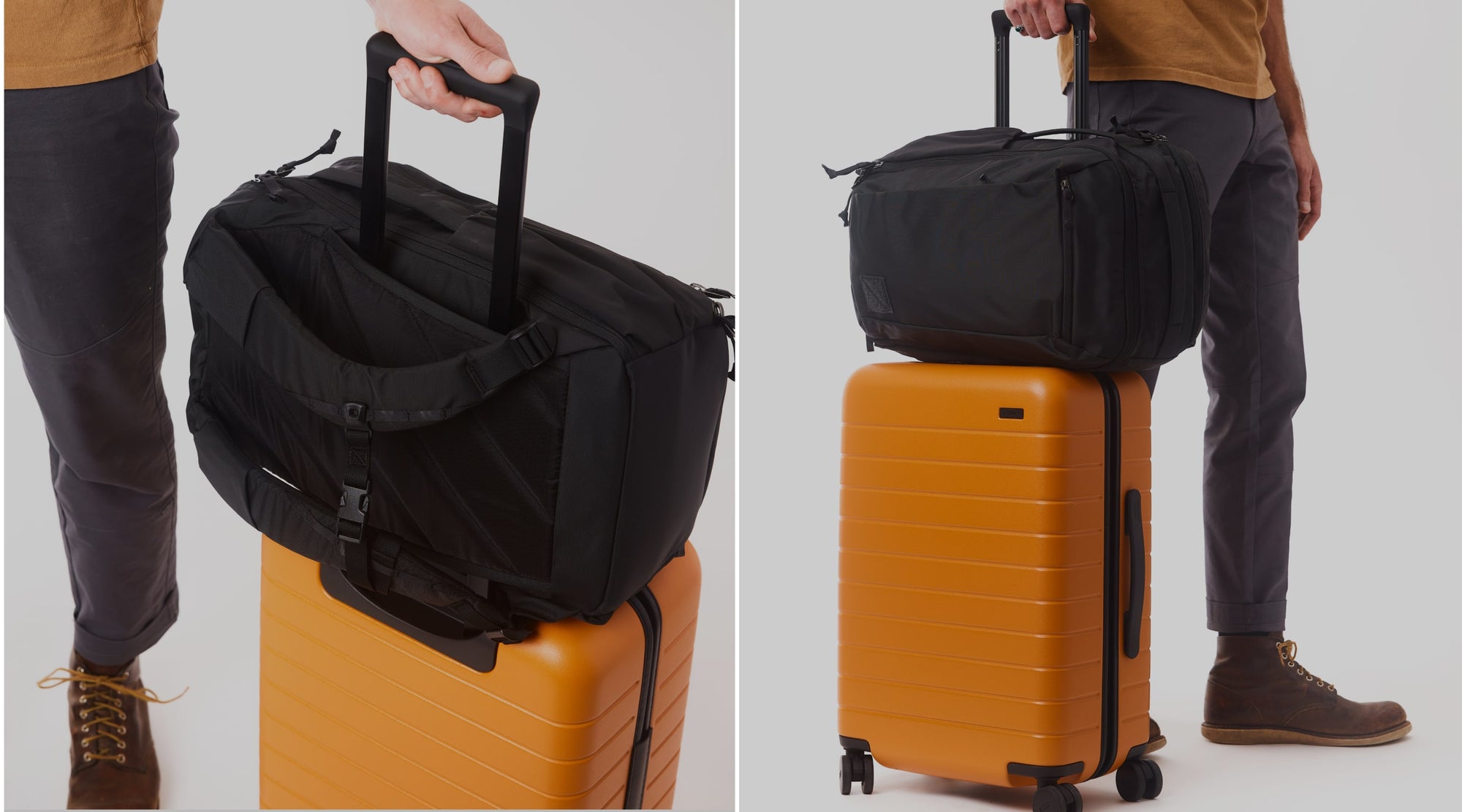 CIVIC Travel Bag 20L offers a luggage passthrough
