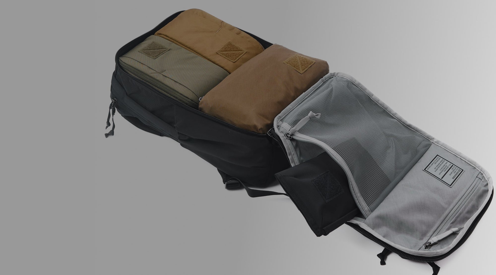 CIVIC Travel Bag 20L panel loading design