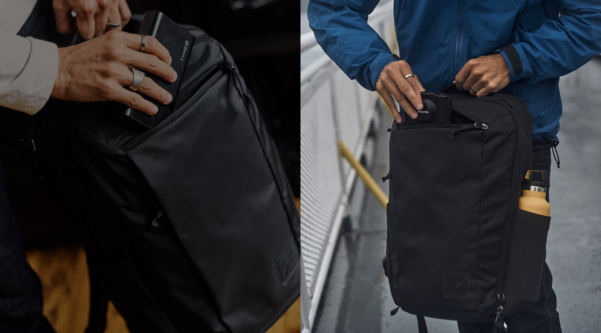 CIVIC Travel Bag 20L has an external stash pocket
