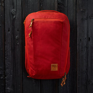 CIVIC Travel Bag 26L - CTB26 - Carryology - Griffin - Waxed Canvas - Blood Orange