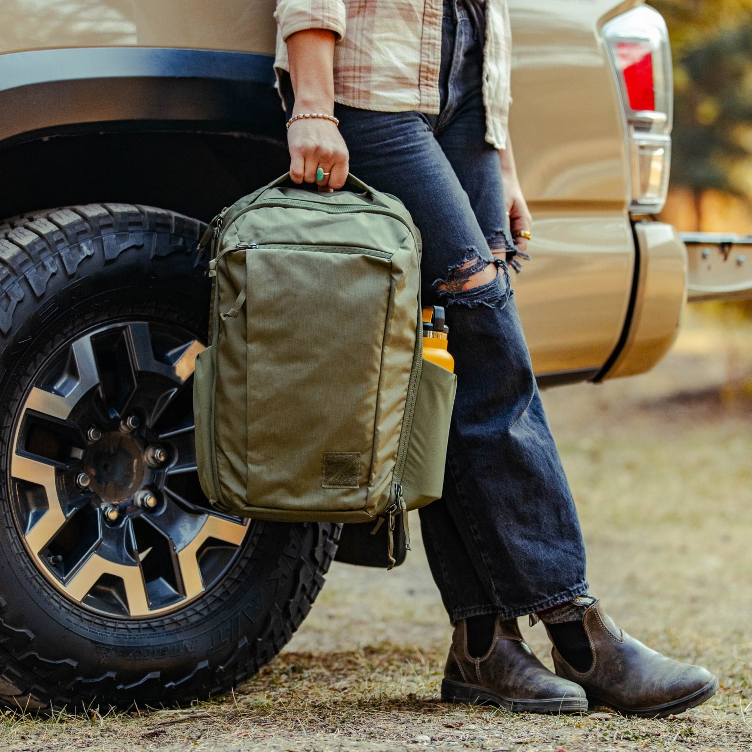 CIVIC Travel Bag 20L - OD Green - Top Handle [13019c-ODG]