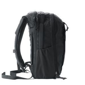 CIVIC Travel Bag 20L in Solution Dyed Black - Side