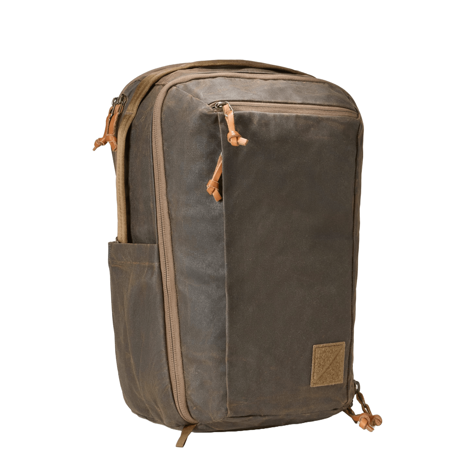 CIVIC Travel Bag 20L in Waxed Canvas - Waxed Tan -