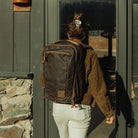 CIVIC Travel Bag 20L in Waxed Canvas - Waxed Tan - Worn CIVIC Travel Bag 20L in Waxed Canvas - Waxed Tan - Worn [13019cc-WTN