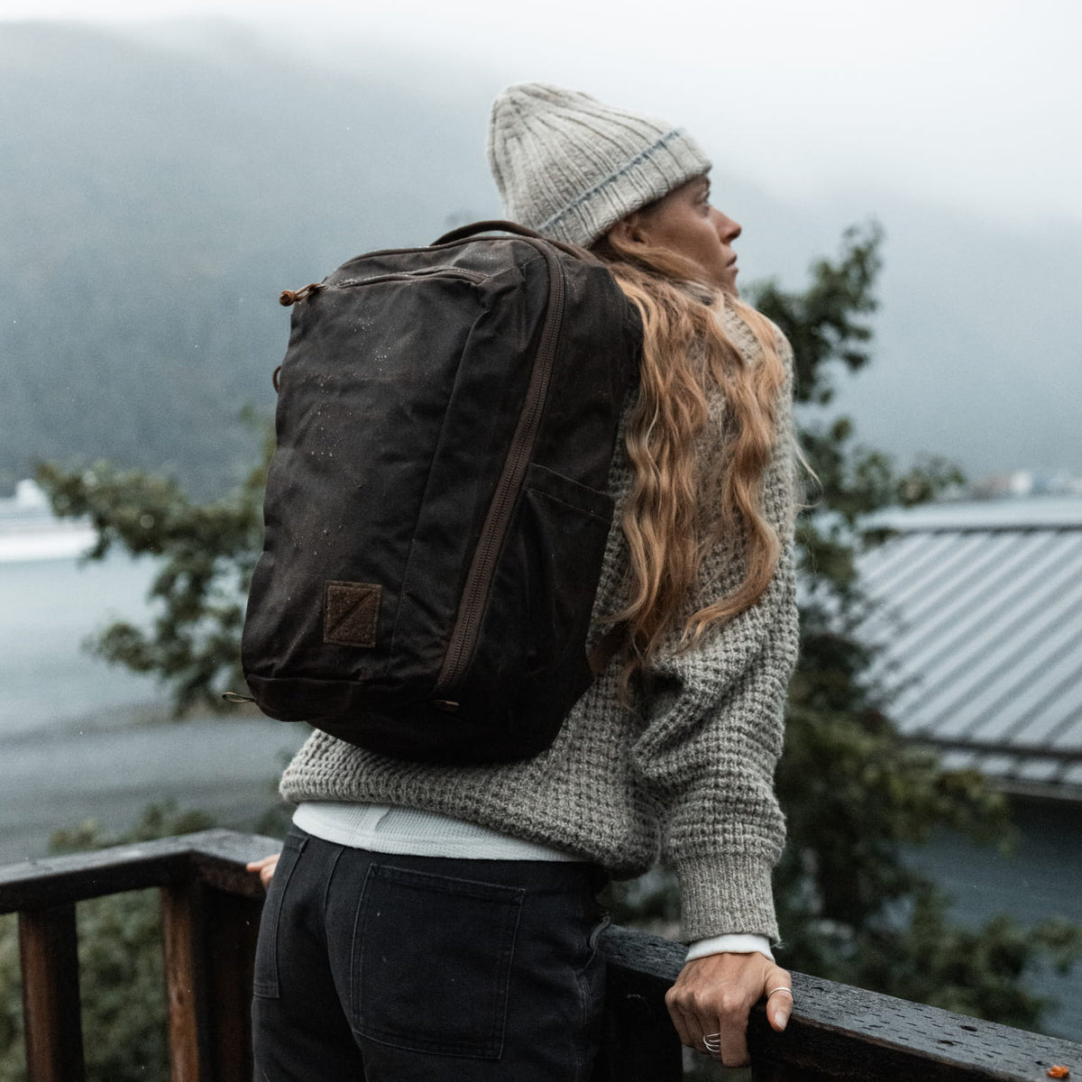 CIVIC Travel Bag 20L in Waxed Canvas - Waxed Tan - Outdoors [13019cc-WTN]