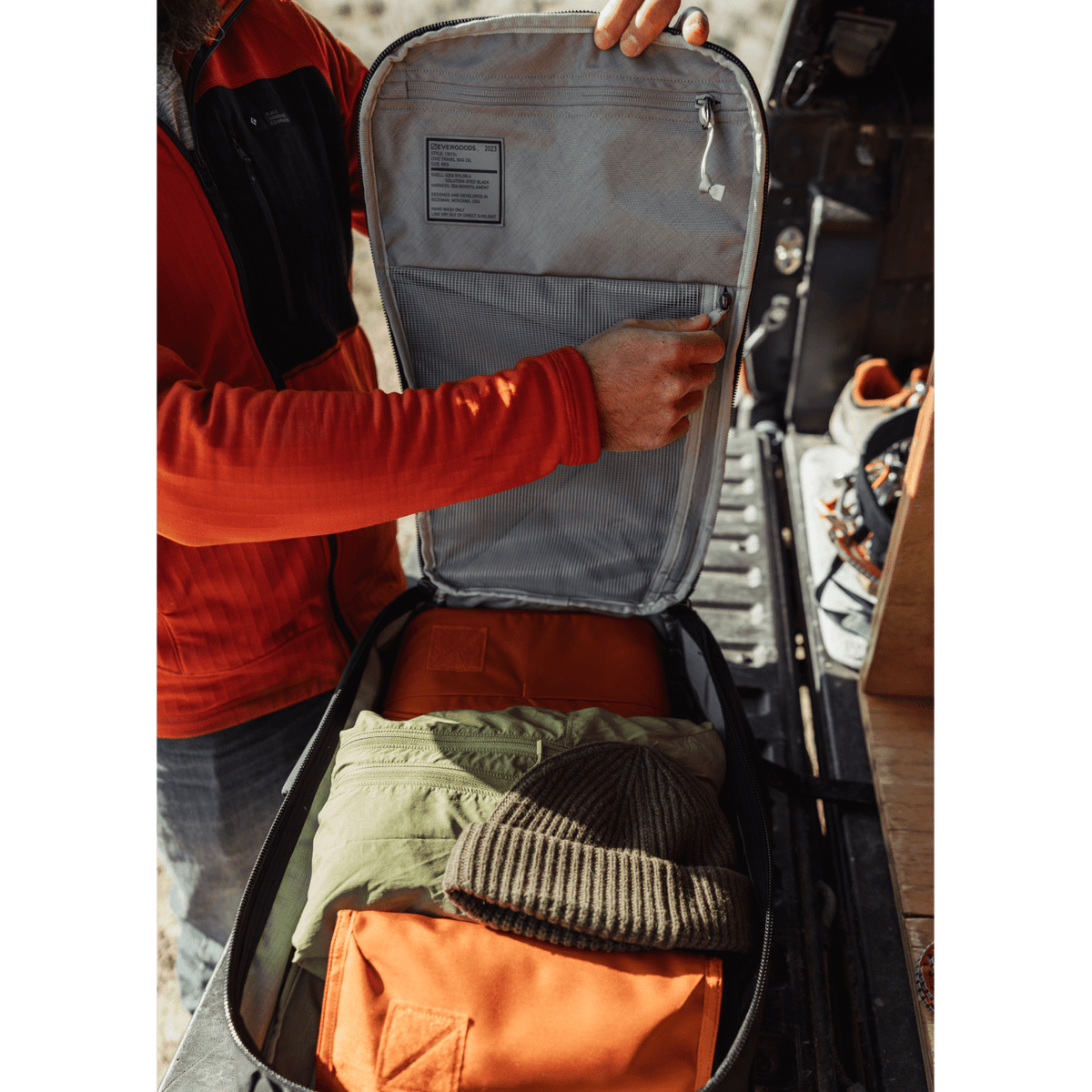 Panel loading travel backpack hotsell