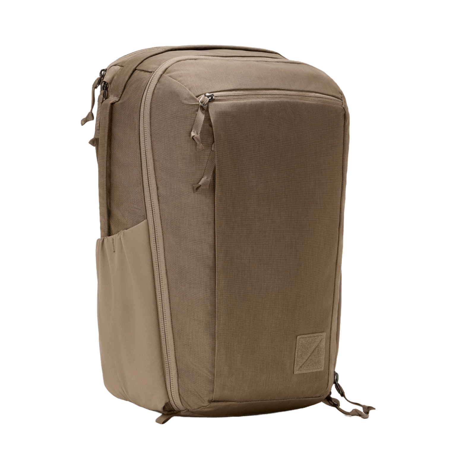 CIVIC Travel Bag 26L in Fossil Brown - Front profile [13012c-FBN]