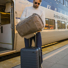 CIVIC Travel Bag 26L in Fossil Brown - travel sleeve roller suitcase CIVIC Travel Bag 26L in Fossil Brown - travel sleeve roller suitcase [13012c-FBN