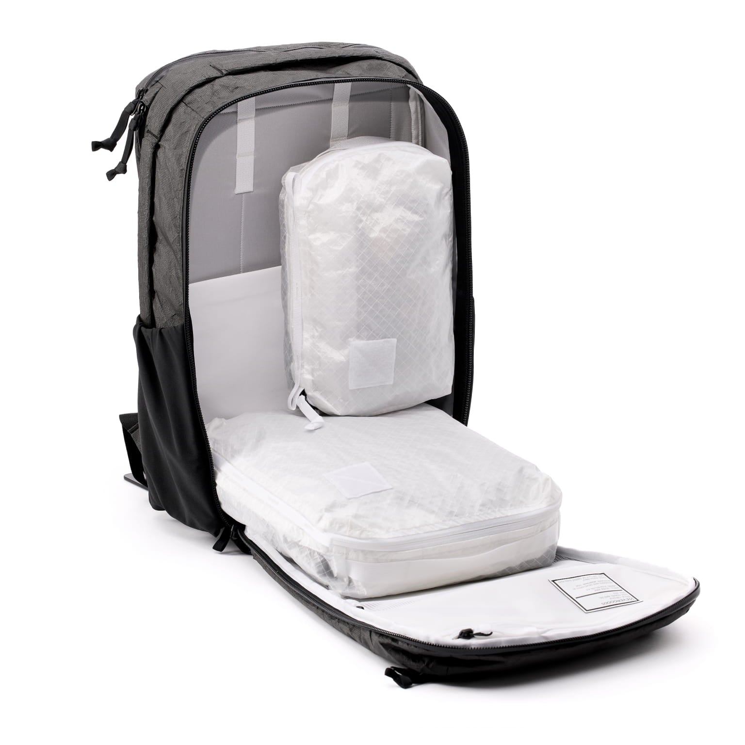 CIVIC Travel Bag CTB 26L ULTRA Black Magic Inside Packed with Cubes