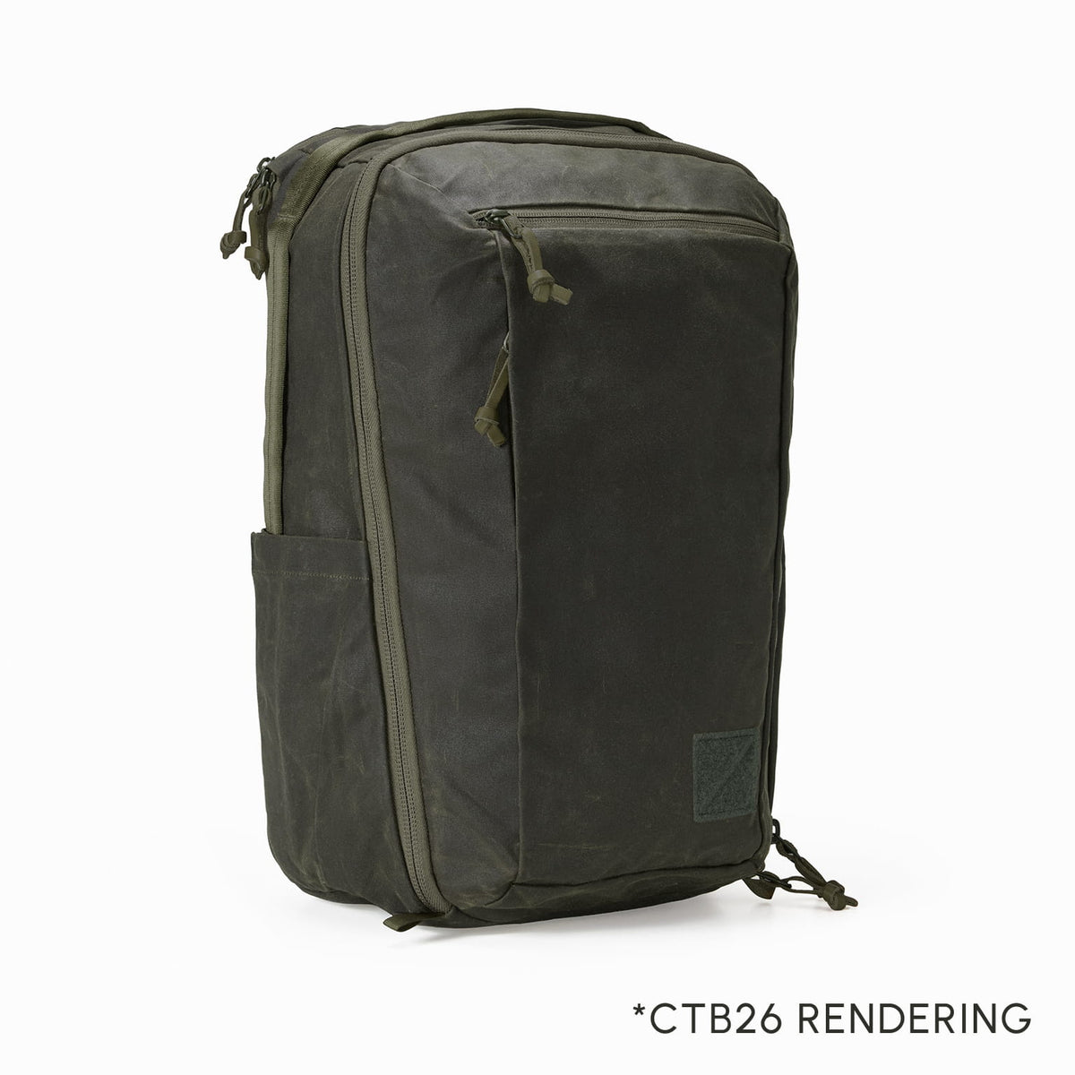 Civic Travel Bag 26L in Waxed Olive