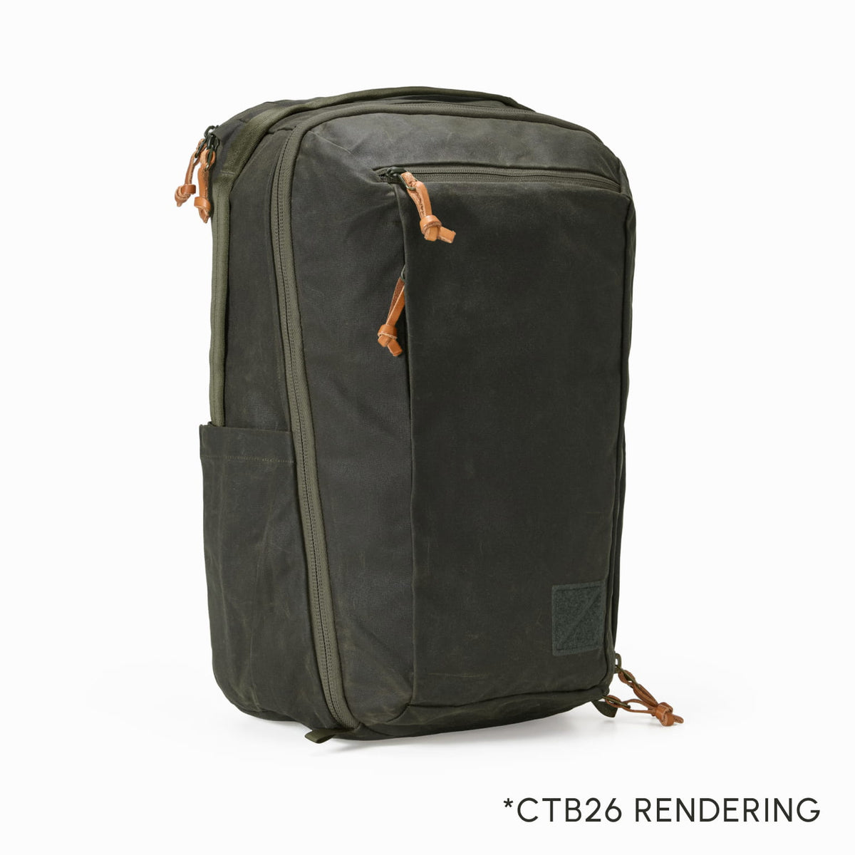 Civic Travel Bag 26L in Waxed Olive [13012cc-WOL]