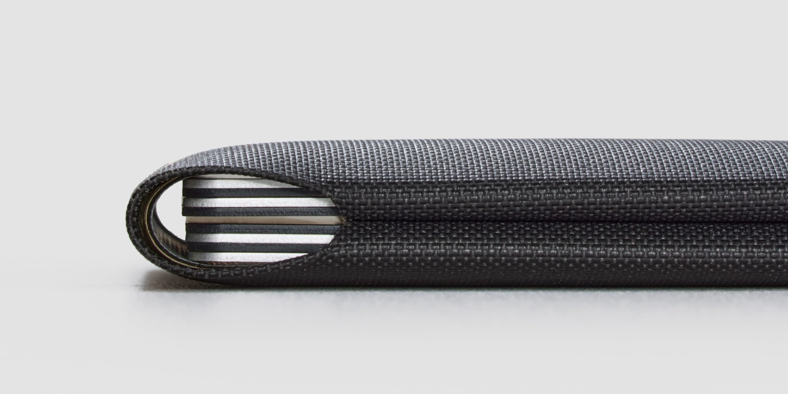 element bifold wallet in solution dyed black slim design