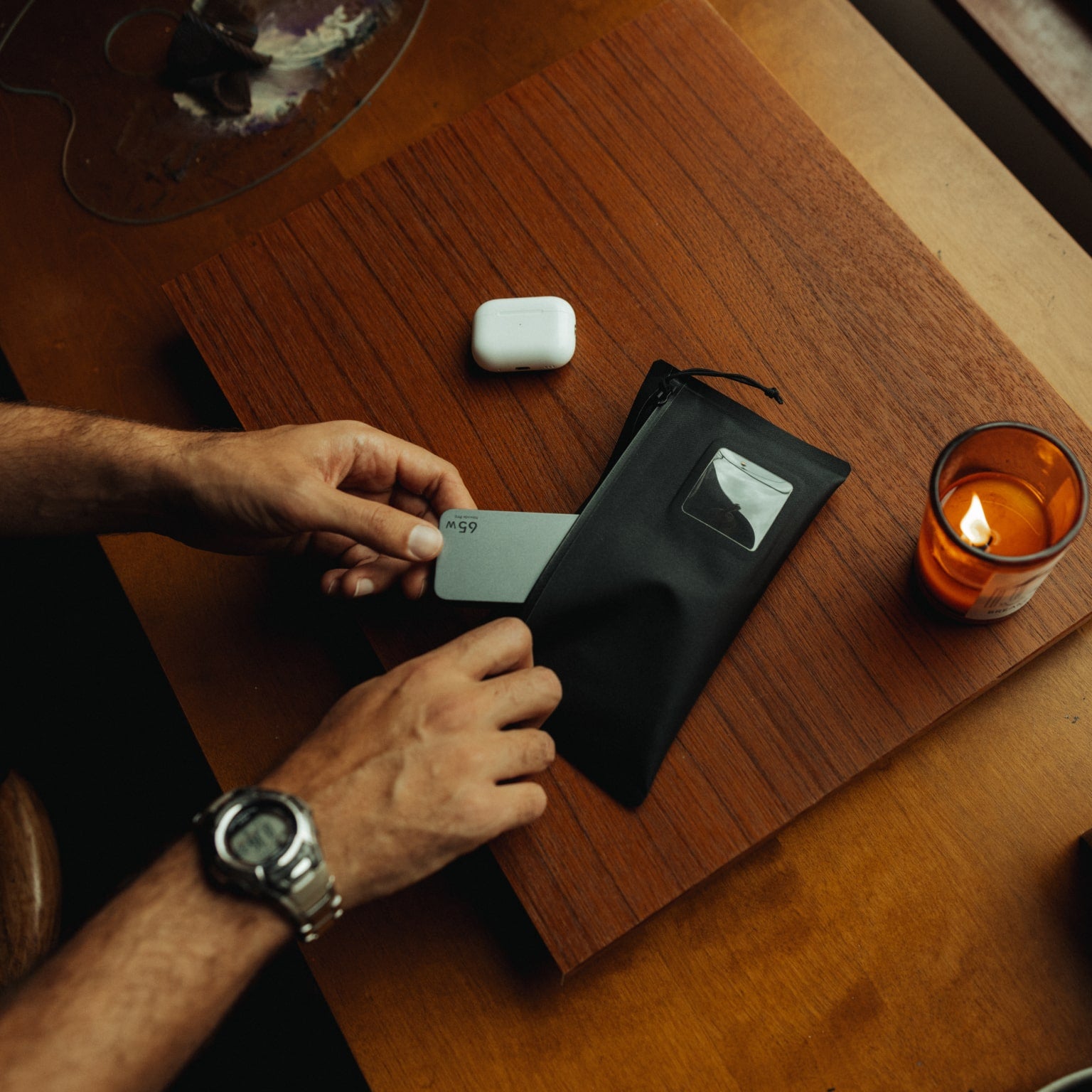 ELEMENT Flat Pouch - EFP - Small - Solution Dyed Black - Tech charger [12004a-SBK]