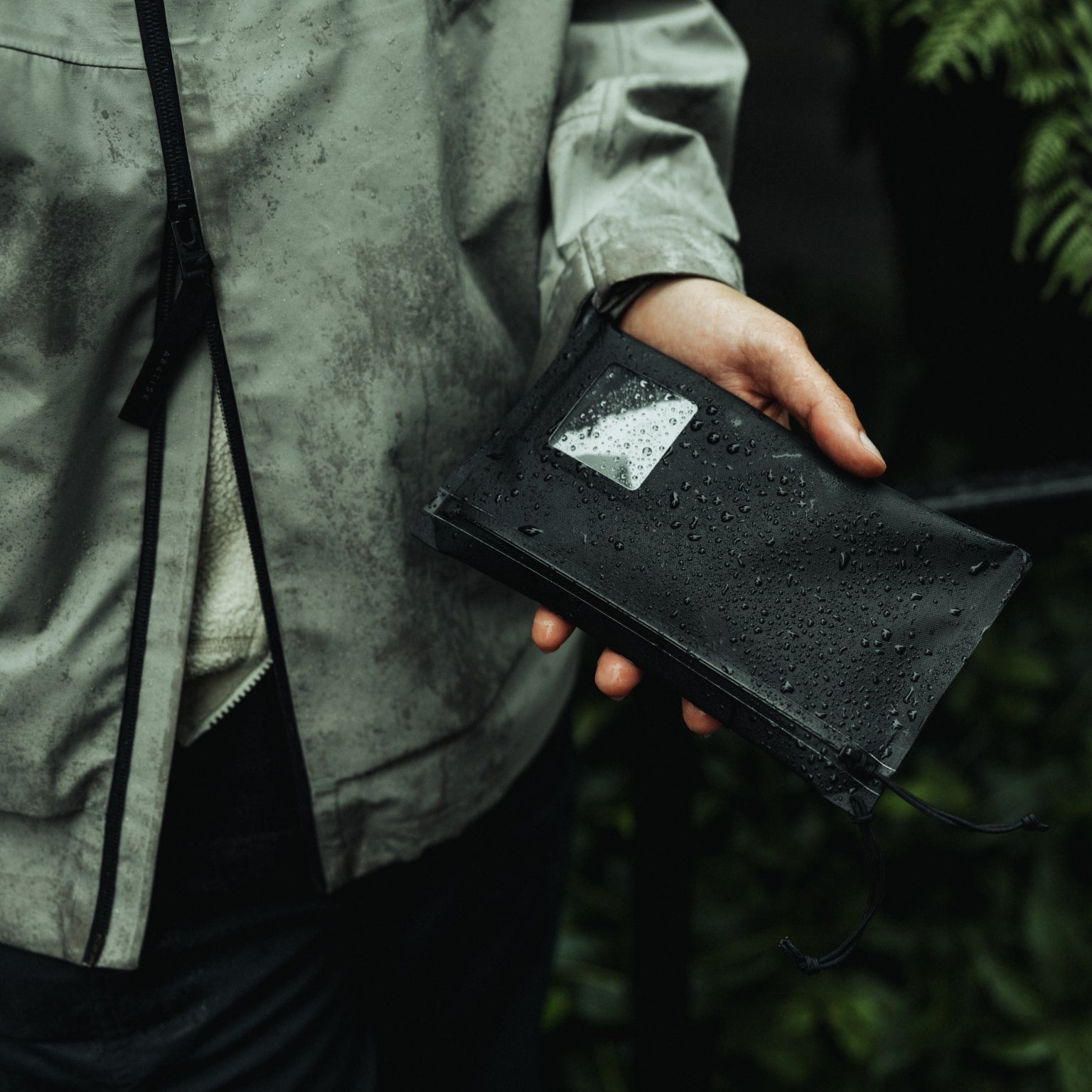 ELEMENT Flat Pouch - EFP - Small - Solution Dyed Black - Waterproof Textile [12004a-SBK]