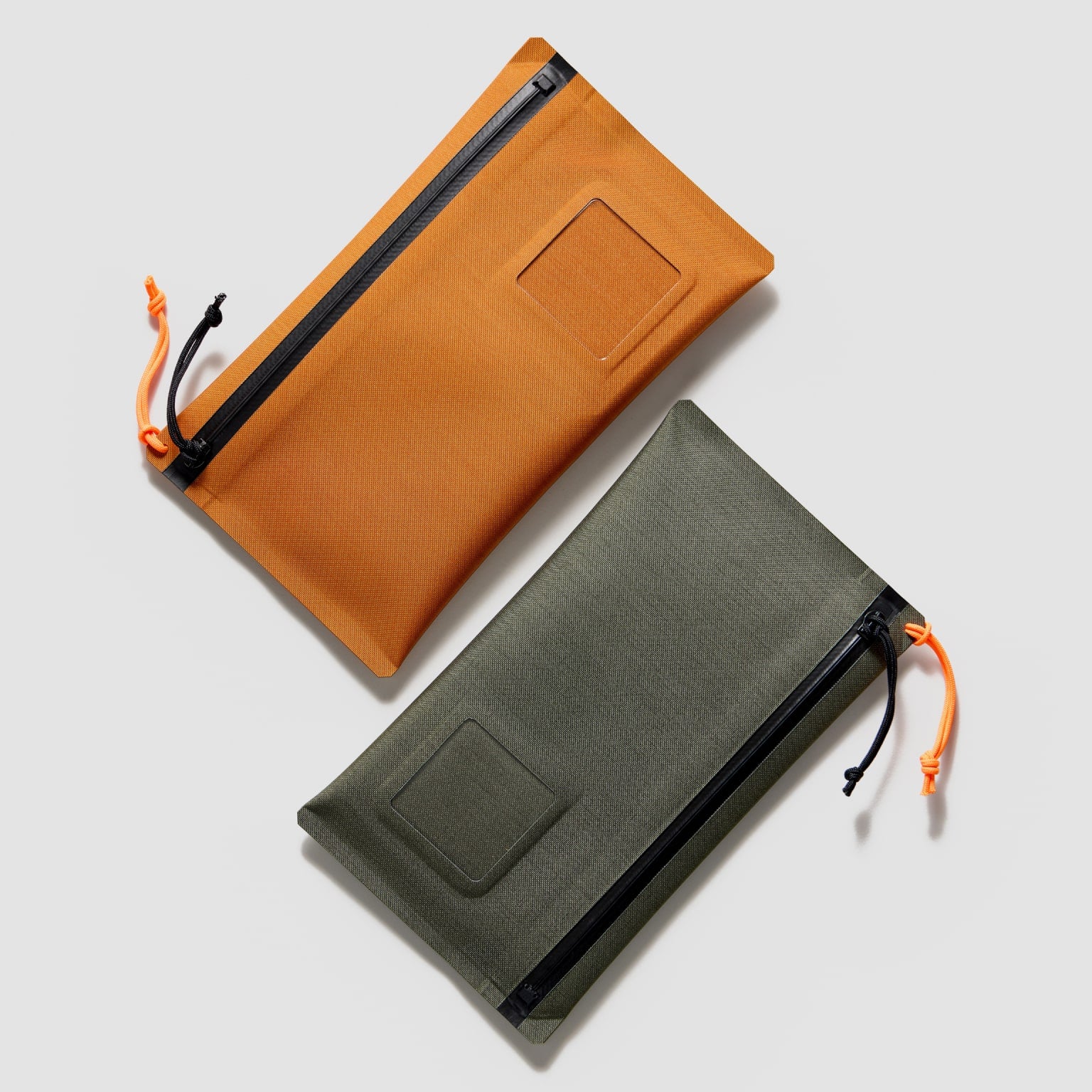 ELEMENT Flat Pouch - Burnt Orange and OD Green - Waterproof Pouch  [12004a-BRO, 12004a-ODG]