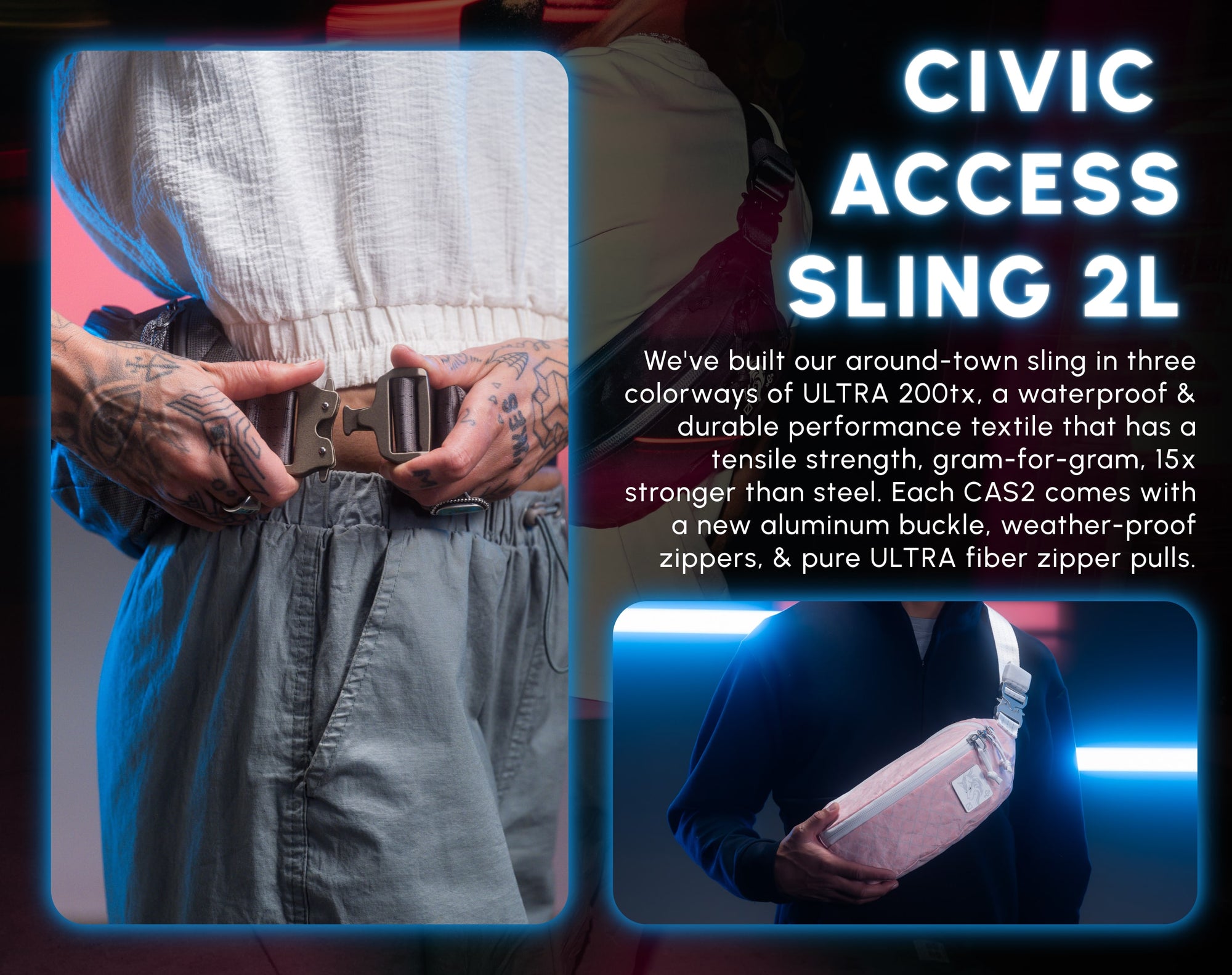 CIVIC Access Sling 2L in ULTRA - Kludde Edition - Carryology