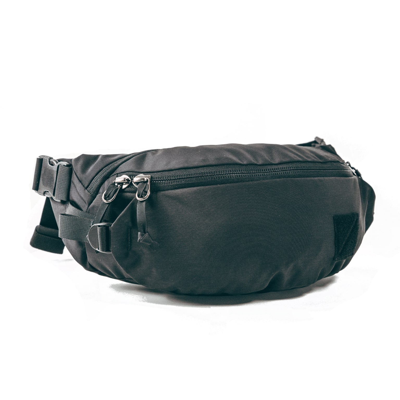 Black Leather Bum Bag / Fanny Pack