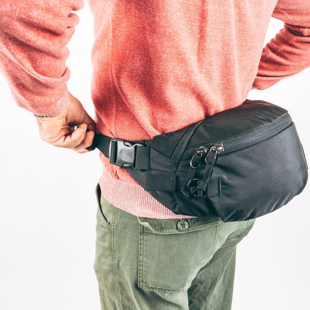 Black cheap hip bag