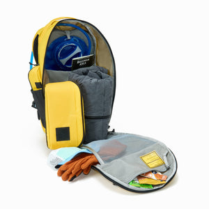 MOUNTAIN Panel Loader 22L in Expedition Yellow - MPL22 - panel loading opening