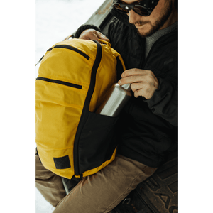 MOUNTAIN Panel Loader 22L in Expedition Yellow - MPL22 - side utility pockets