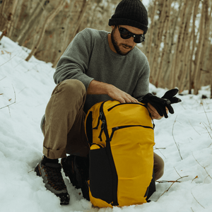 MOUNTAIN Panel Loader 22L in Expedition Yellow - MPL22 - top admin pocket