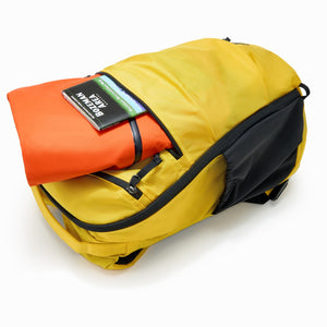 MOUNTAIN Panel Loader 22L in Expedition Yellow - MPL22 - front stash pocket