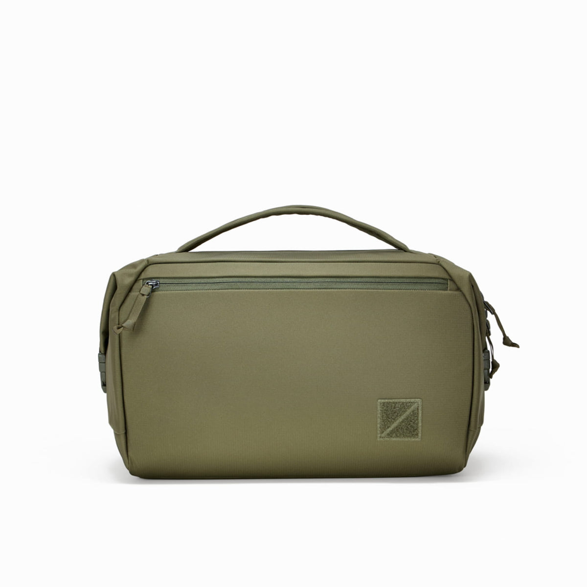 Transit Duffel 25L in OD Green - side profile